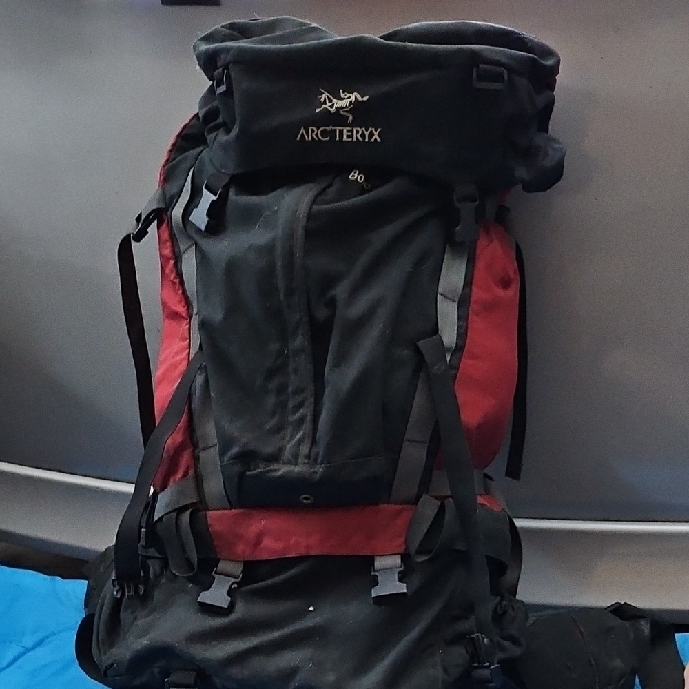 Arc'teryx Men's Backpack in Black and Red